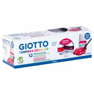 Schulmalfarben GIOTTO 12x25ml 12 Farben, GIOTTO