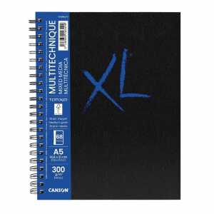 Skizzenbuch Canson A5 XL Mixed Media 300g 34 Blatt, Spiralbindung,