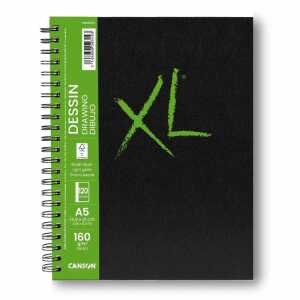 Skizzenbuch A5 XL Dessin 160g 60 Blatt, Spiralbindung, Hochformat