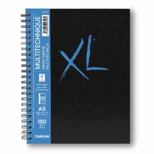 Skizzenbuch A5 XL Marker 70g 80 Blatt, Spiralbindung, Hochformat