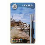 Aquarellstifte Graduate 12er 1 Pinsel, 12 Farben...