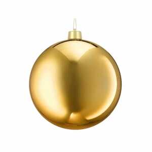 Weihnachtskugel D20cm gold, bruchfest