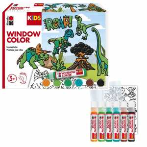 Window Color-Set KiDS Dinosaurier 6x25 ml, Farben auf Wasserbasis