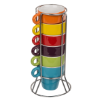 OOTB Steingut-Espressotasse ca. 5 x 5 cm