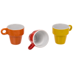 OOTB Steingut-Espressotasse ca. 5 x 5 cm