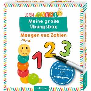 Lernraupe Meine große Übungsbox, Lernreihe für Kindergartenkinder