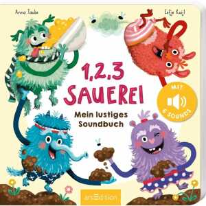1, 2, 3 Sauerei mein lustiges Soundbuch, von Anna Taube,