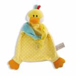 NICI Schmusetuch Ente 25x25cm, mit Beißring und...