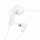 Kopfhörer Advance Earbuds Mikrofon Flachbandkabel, weiß,, HAMA