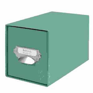 CD-Schubladenbox S.O.H.O. Opal mit Griff, Größe 143 x 158 x 261 mm,