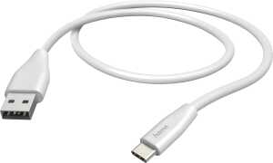 Ladekabel USB-A USB-C 1,5m weiß, HAMA