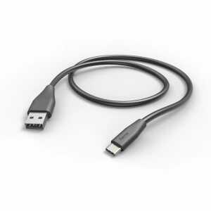 Ladekabel USB-A USB-C 1,5m schwarz, HAMA