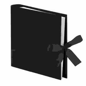 Fotoringbuch schwarz 2-Ring-Bindung Größe 265 x 220 x 35 mm 50 Seiten