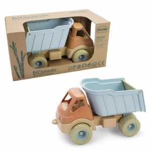 LKW in Geschenkbox aus Bio Zuckerrohr, Spielzeug LKW mit Ladefläche