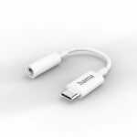 Aux Adapter USB-C-Klinke Buchse 3,5mm weiß, HAMA