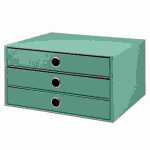 Schubladenbox A4 S.O.H.O. Opal 3 Fächer, 3...