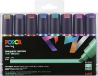 Marker uni POSCA PC-8K  8mm 8 Metallicfarben, Marker mit...