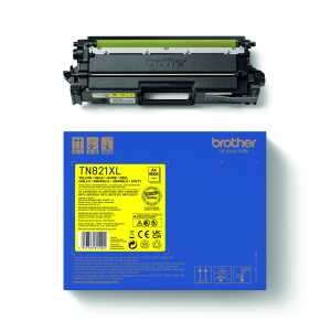 Toner TN-821XL gelb für HL-L9400-Serie, für ca. 9.000 Seiten