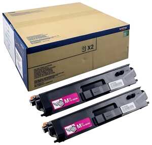 Toner, TN-900MTWIN für Brother Drucker, schwarz, bestehend 2x TN-900M