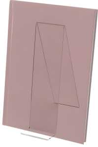 Universalschrägsteller doppelt Buch- u Displayständer, glasklar 1 Fach