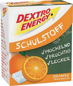 DEXTRO ENERGIE Schulstoff, Orange, Dextrosetäfelchen, 50 g