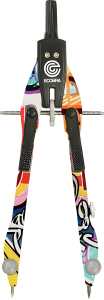 Schnellverstell-Zirkel New Master Colours of Graffiti Druckhebelsystem