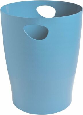 Exacompta Papierkorb ECOBIN Bee Blue, hellblau, 15l, mit Griffen