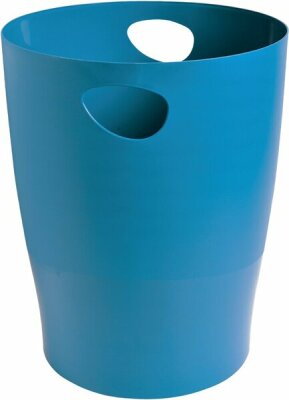 Exacompta Papierkorb ECOBIN Bee Blue, türkis, 15l, mit Griffen