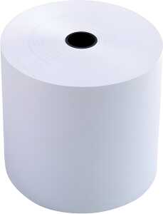 Addirolle für Kassen 76mmx55m, Ø80mm 1-lagig weiß 1 Stange = 10 Rollen