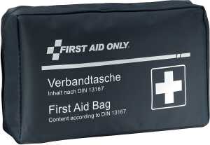 Verbandtasche für Motorrad DIN 13167, 220 x 220 x 65 mm, blau