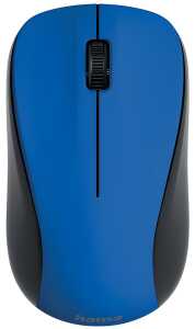 Optische 3-Tasten-Funkmaus MW-300 V2, blau, geräuschlos,