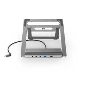 USB-C-Docking-Station Connect2Office Stand, grau, Notebook-Halterung,