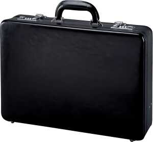 Attachékoffer Taormina, Lederimitat schwarz Maße ca. 33 x 45,5 x 10 cm