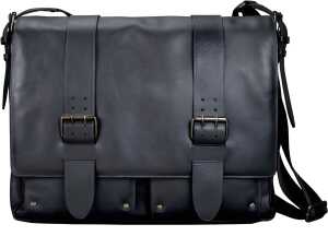 Umhängetasche Tank, Echtleder dunkelbraun Außenmaße ca. 26 x 35 x 7 cm