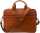 Laptoptasche Surprise, Echtleder, cognac, maße: ca. 30 x 38 x 6,5 cm