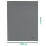 Jurismappe Recycle, A4, rot, 3 Klappen, Karton 430 g/qm