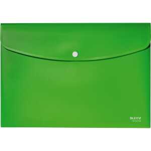 Sammelmappe Recycle, grün, A4, blickdicht, Druckknopfverschluss