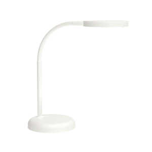 LED-Tischleuchte MAULjoy weiß, matte Oberfläche, warmweiß,