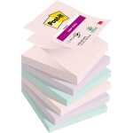 Haftnotiz Super Sticky Z-Note, 76 x 76 mm, 6 x 90 Blatt,...