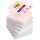 Haftnotiz Super Sticky Z-Note, 76 x 76 mm, 6 x 90 Blatt, 6 Block,