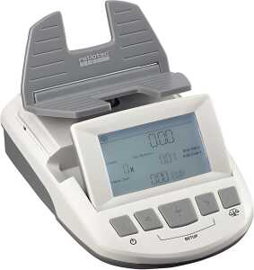 Geldwaage RS 1000 zählt Banknoten+Münzen, Batterie- u Netzkabelbetrieb