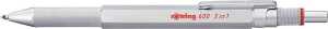 Multipen 3 in 1 silber, Feinminenstift 0,5 mm und Kugelschreiber