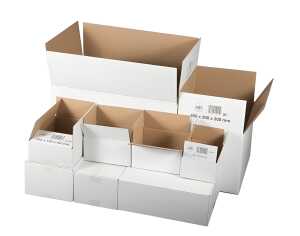 Verpackungs- und Versandkartons A5+, 1-wellig, braun, 217x172x110mm