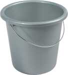 Haushaltseimer, 10 Liter, silber, mit Metallbügel...