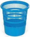 Papierkorb, 30 cm, rund, durchbrochen, blau