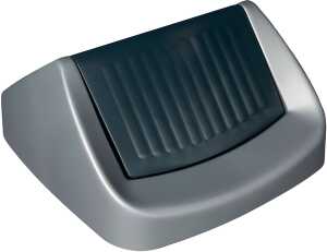 Ersatzdeckel für Schwingdeckelabfallbehälter. 25 Liter, anthrazit