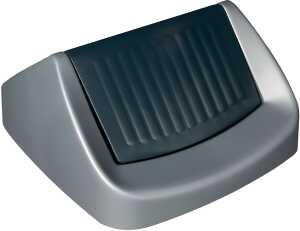 Ersatzdeckel für Schwingdeckelabfallbehälter. 50 Liter, anthrazit