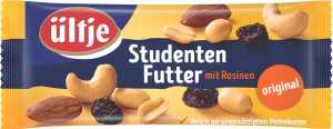 Studenten Futter mit Rosinen, 50 g Riegelbeutel