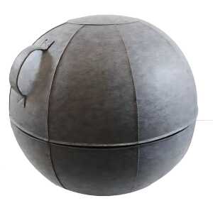 Unilux ERGO SPHERE Sitzball grau, mit waschbarem Filzbezug, L
