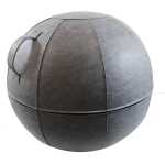 Unilux ERGO SPHERE Sitzball grau, mit waschbarem...